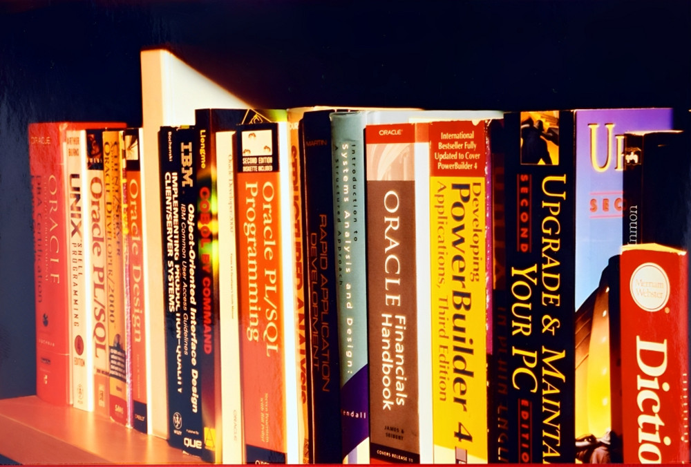 Picture of Books in a shelf